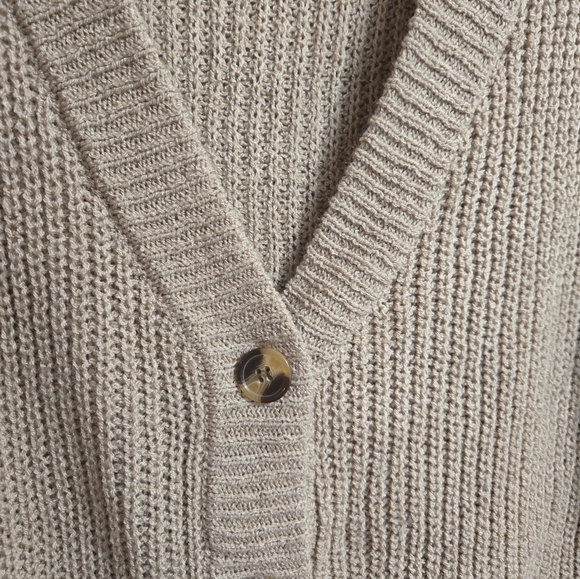 Becool Tan Knit Sweater Vest Size Medium/Large - Picture 8 of 15